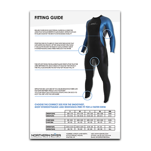 Mens Marlin Wetsuit Fitting Guide